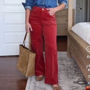 J CREW Terracotta Corduroy Bootcut Jeans